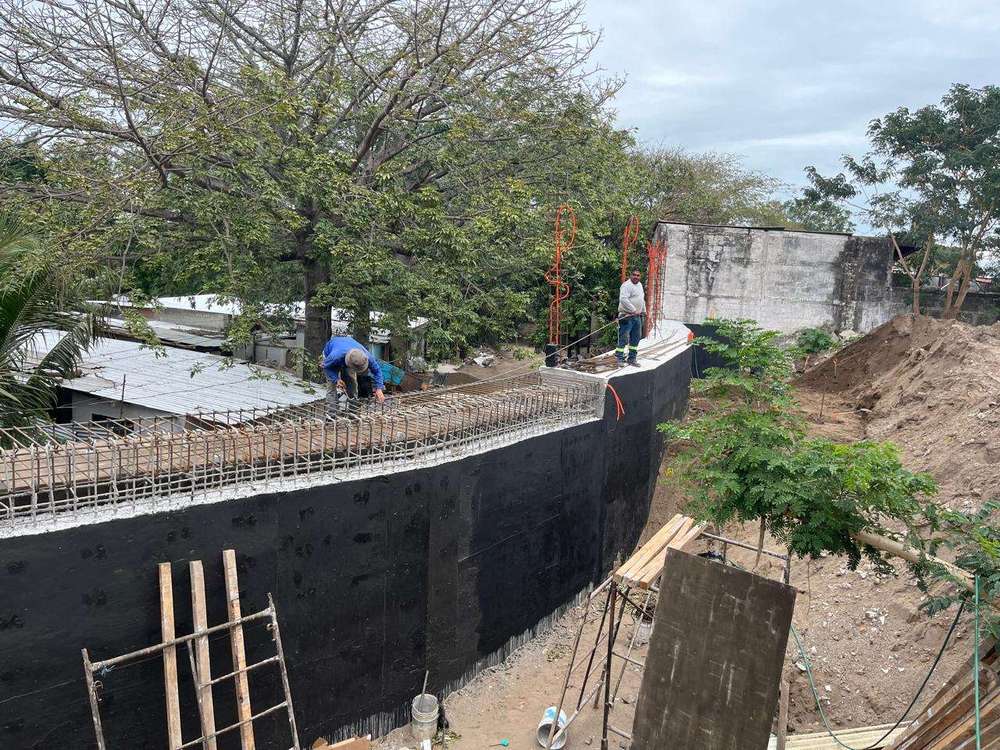 Impermeabilización del muro