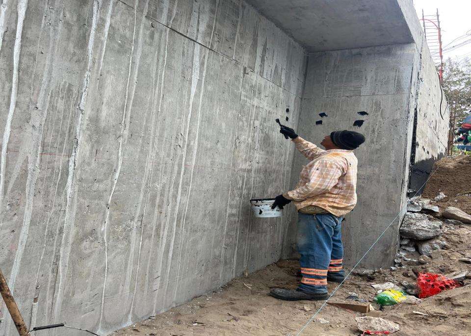 Impermeabilización del muro