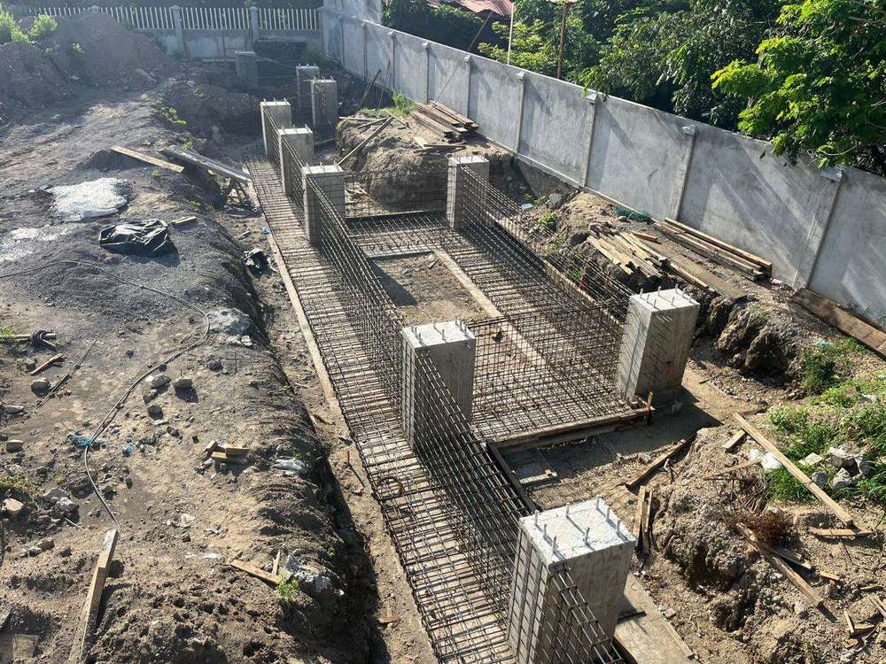Cimentación del templo