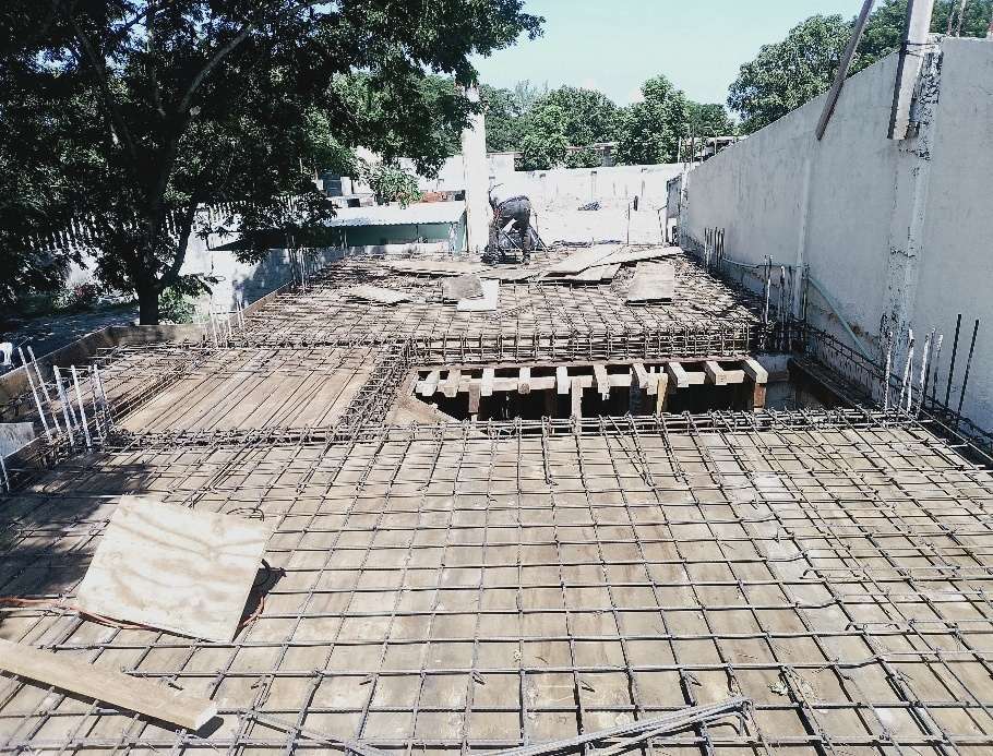 Armado de acero de la losa