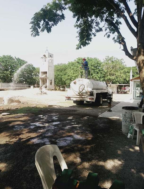 Acondicionamiento del patio